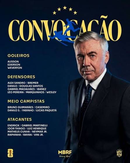 Neymar al Mundial 2026, Ancelotti dio a conocer los 26 jugadores de la selección de Brasil- Neymar al Mundial 2026, Ancelotti dio a conocer los 26 jugadores de la selección de Brasil