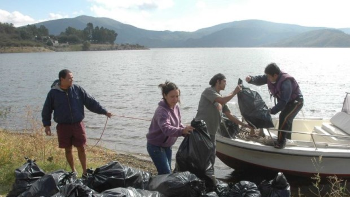 Juntaron más de 25 toneladas de basura en el Cabra Corral