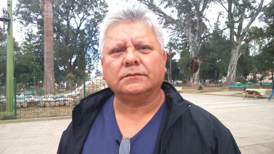 Marcha de apoyo al gerente del hospital