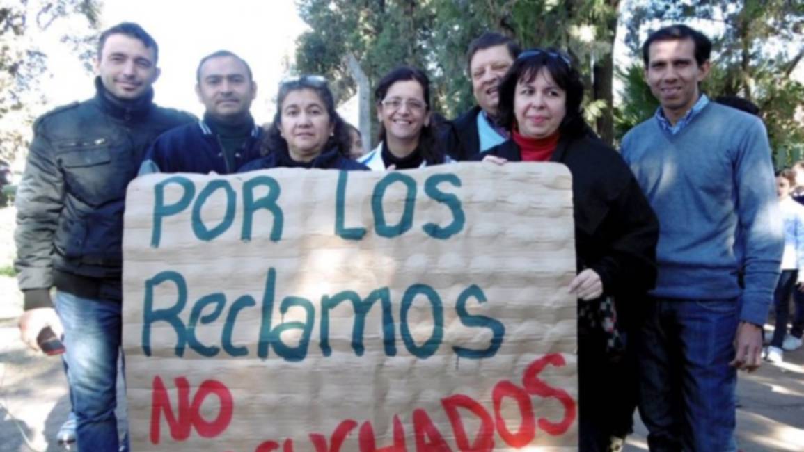 La protesta de docentes técnicos se sintió en la Ciudad Termal | Conflicto Docente