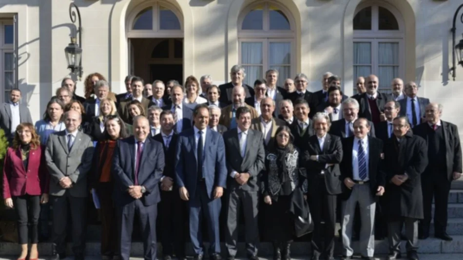 Scioli se reunió con más de 40 rectores de universidades nacionales