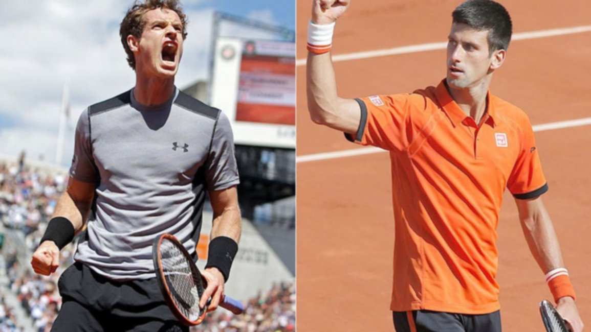 Djokovic-Murray y Williams-Muguruza definen las finales de Roland Garros