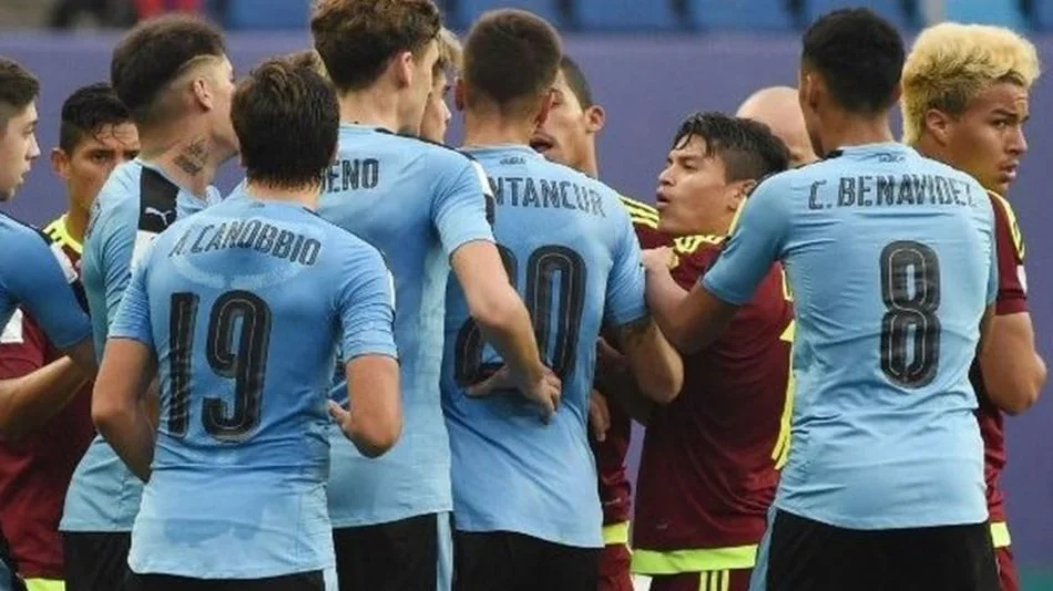 Feroz pelea de jugadores de Uruguay y Venezuela en el hotel en Corea
