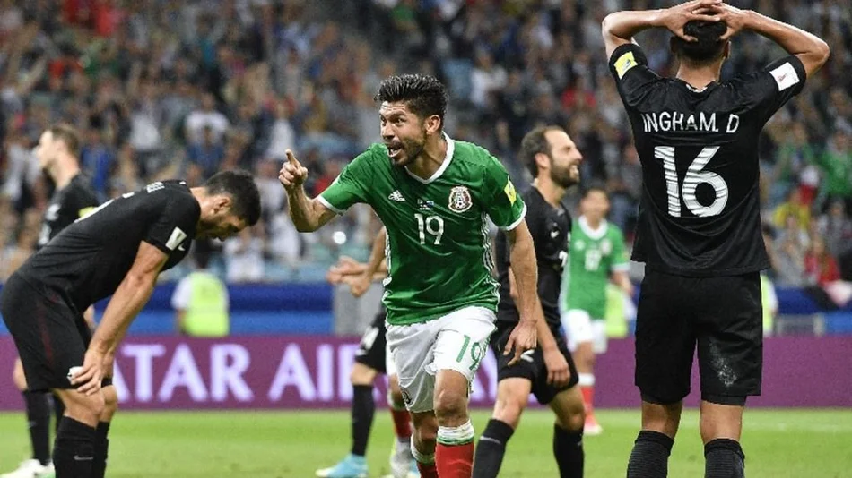 México dio vuelta el resultado y le ganó 2-1 a Nueva Zelanda