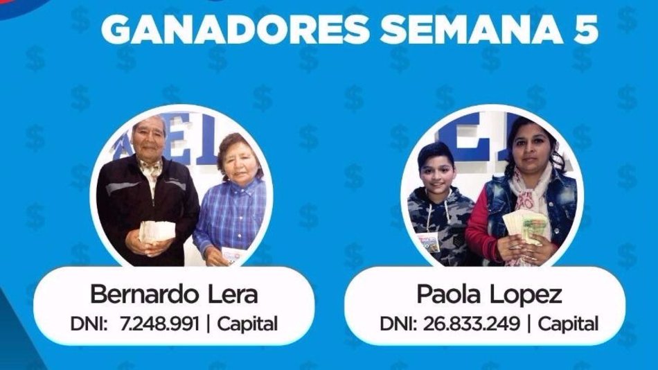Bernardo y Paola ganaron $32.500 con el Cartonazo