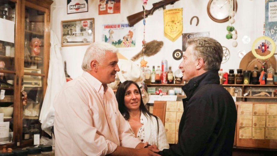 Fabio recibió a Macri con cerveza y le dio cuaresmillo 