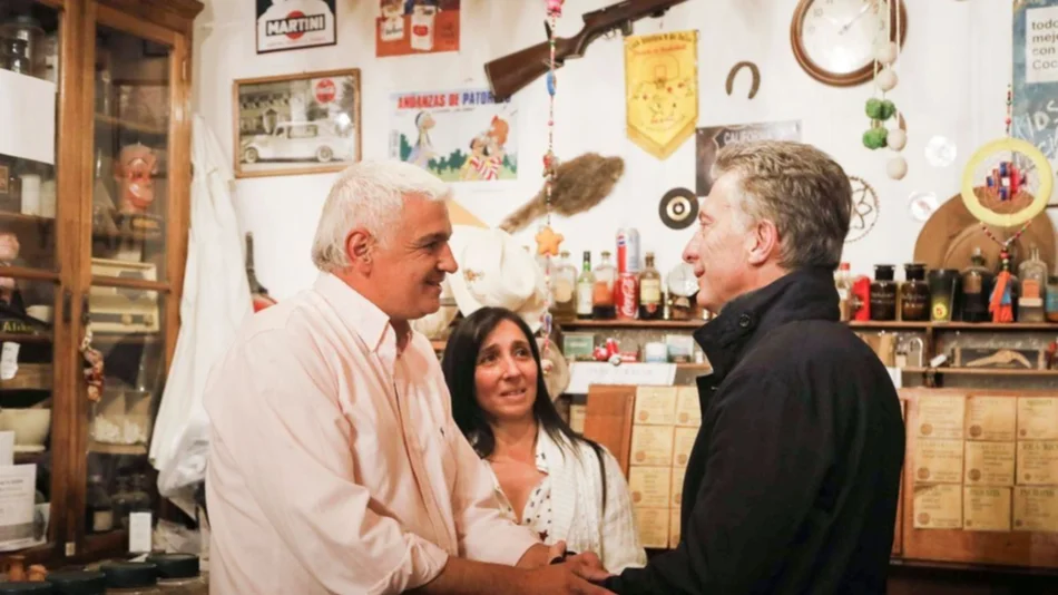 Fabio recibió a Macri con cerveza y le dio cuaresmillo 