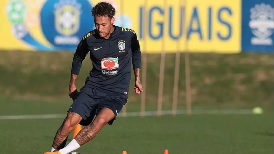 Neymar, titular tras la lesión