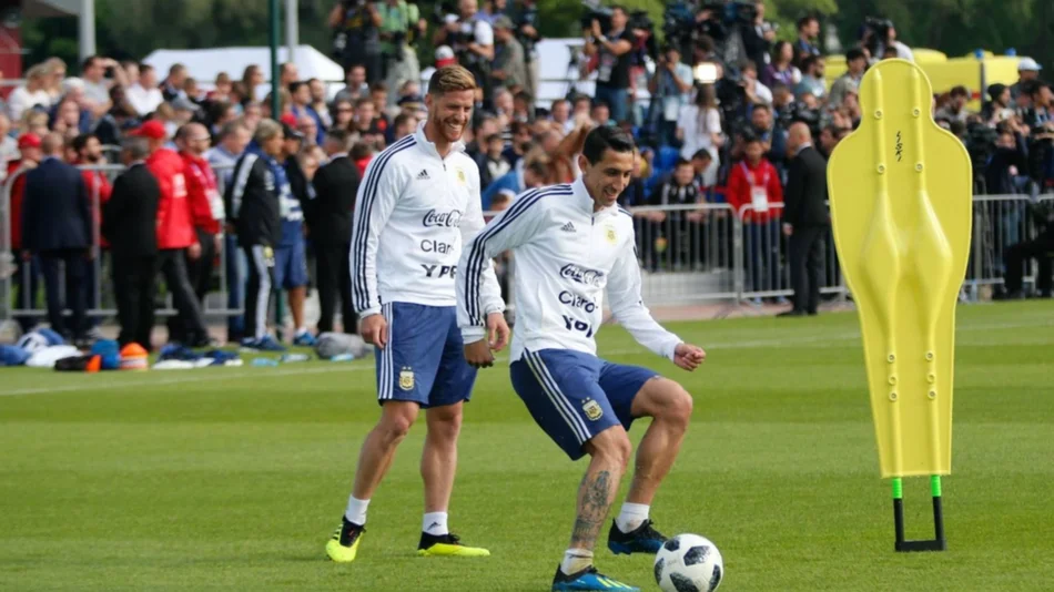 Más de medio millar de rusos vieron el entrenamiento público de la Selección