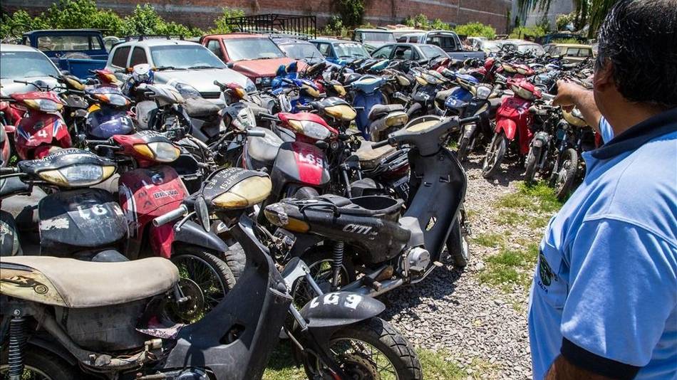 A las 16, remate de motos secuestradas: lo que tenés que saber