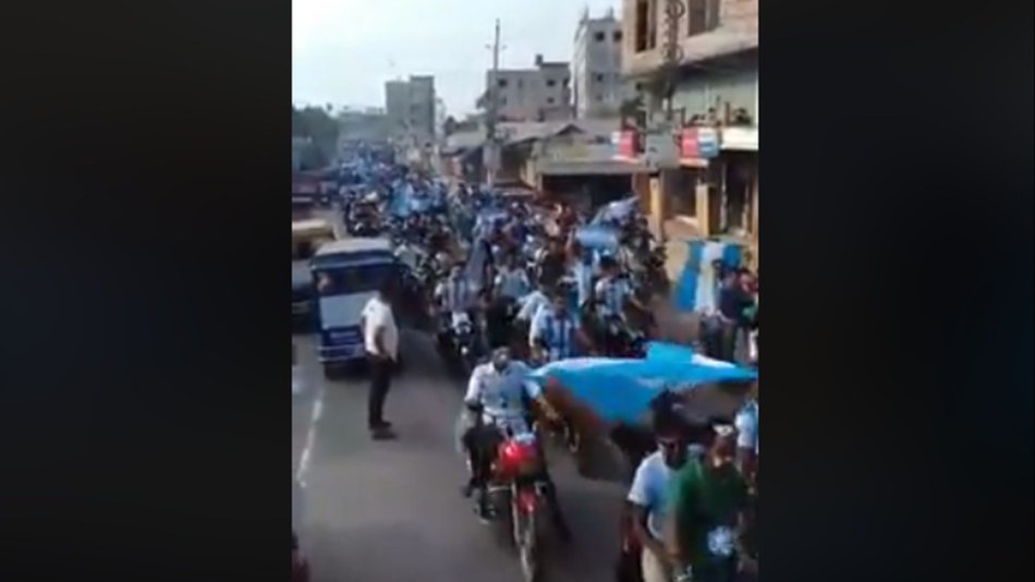 Se festejó hasta en Bangladesh
