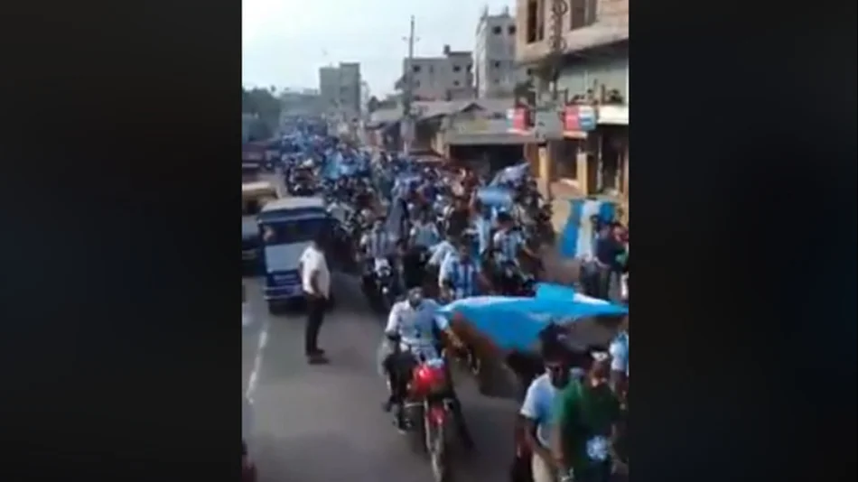 Se festejó hasta en Bangladesh