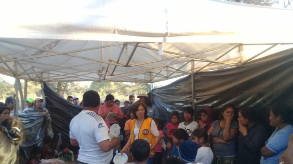 Campañas solidarias de clubes por el interior
