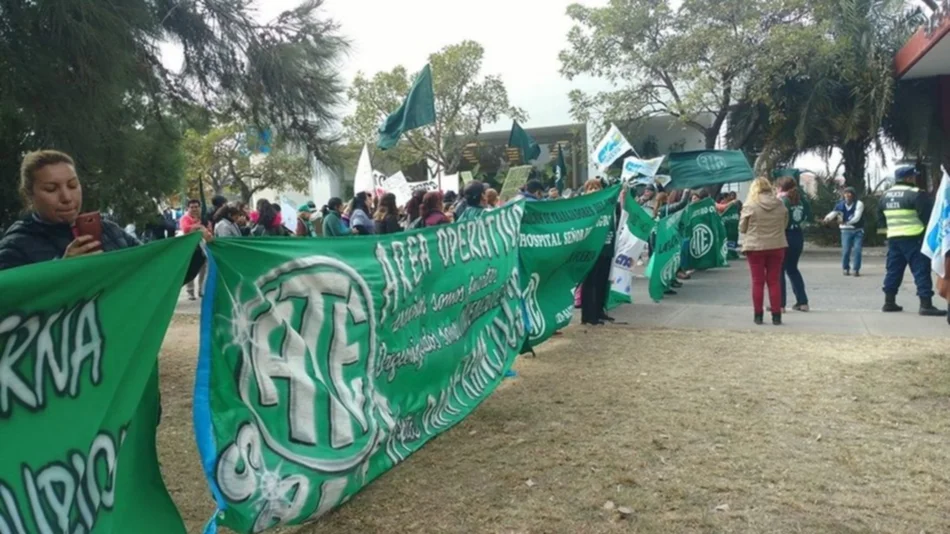 Se solucionó el conflicto con los trabajadores de la salud de ATE y se levantó el acampe 