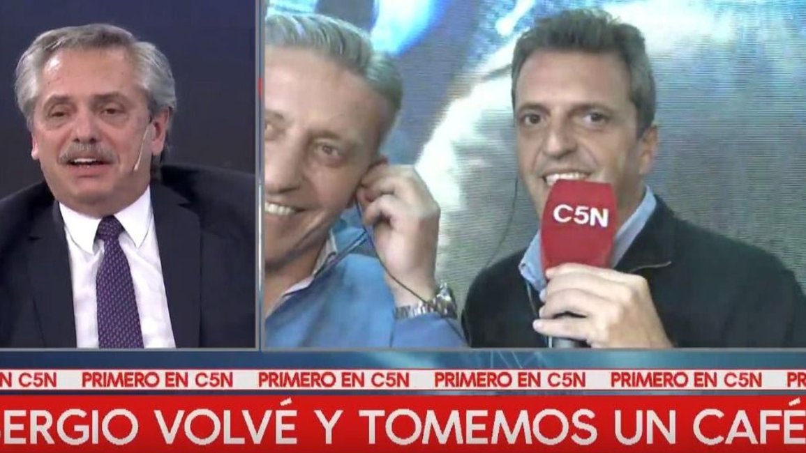 Alberto Fernández a Massa: "Tomemos un café y terminemos con esto"