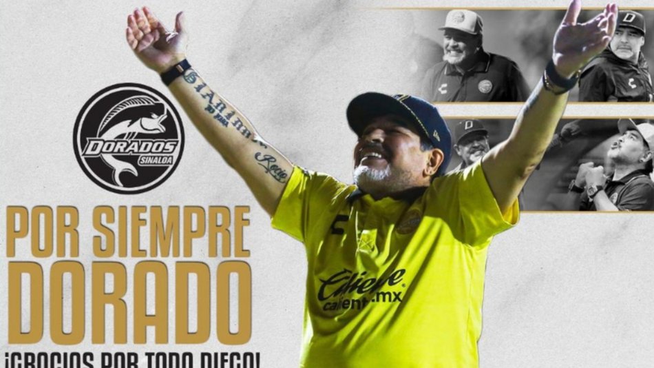 Por razones de salud, Maradona deja de ser el DT de Dorados
