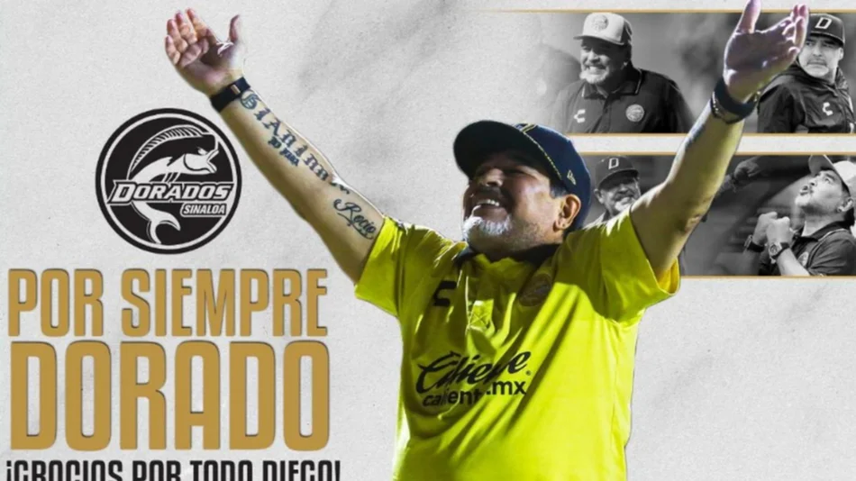 Por razones de salud, Maradona deja de ser el DT de Dorados