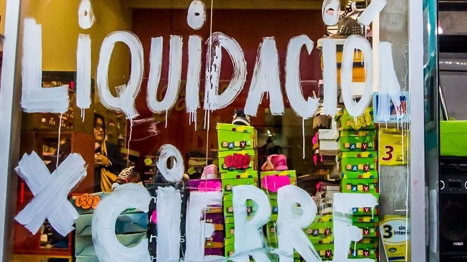 Las ventas y el  consumo, en caída