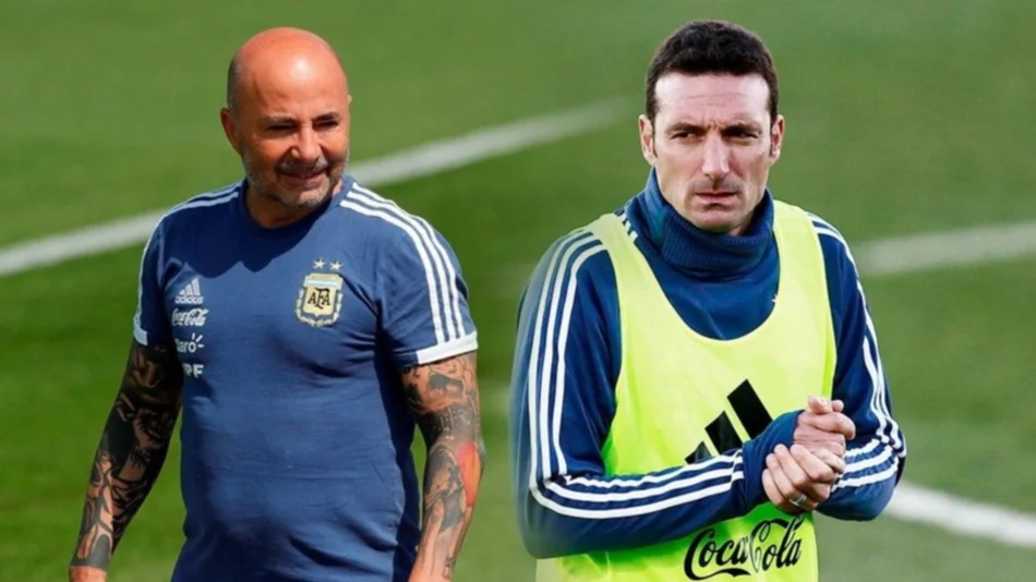 De Sampaoli a Scaloni, el cambio que no fue