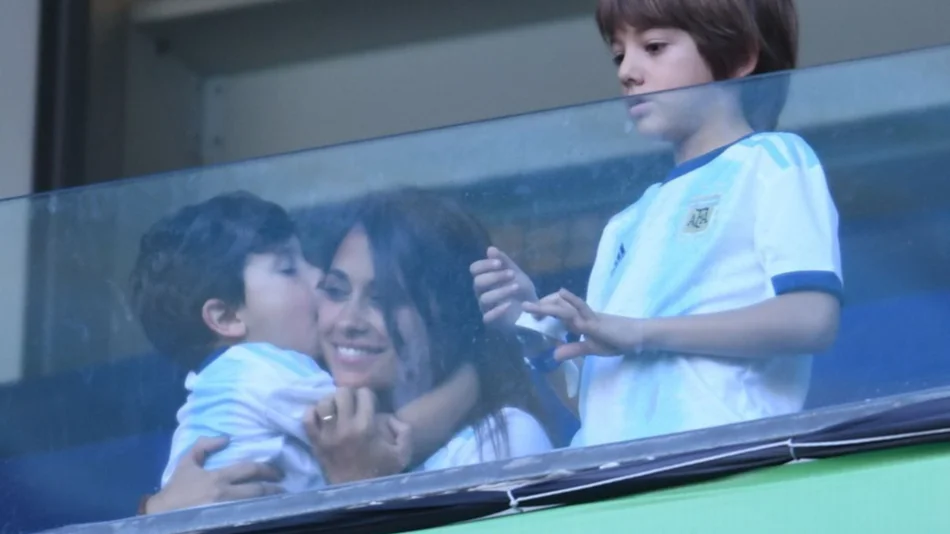 Messi tuvo una hinchada especial en la previa de su cumple