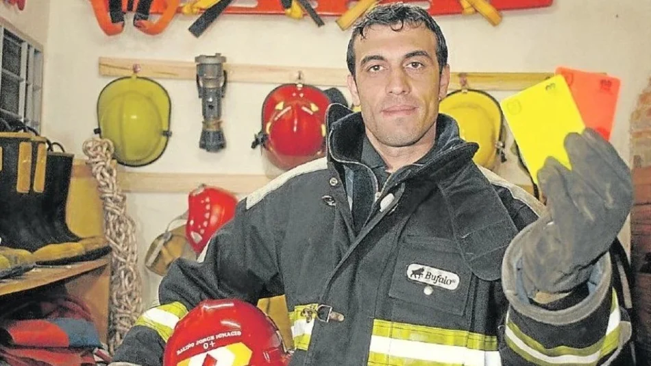El árbitro Jorge Baliño habló como bombero: “Lo primero son las vidas”
