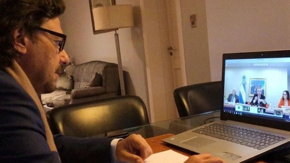 Sáenz tras la reunión virtual con el presidente: "Coincidimos en la decisión de extender la cuarentena en el país. Esto recién empieza" 