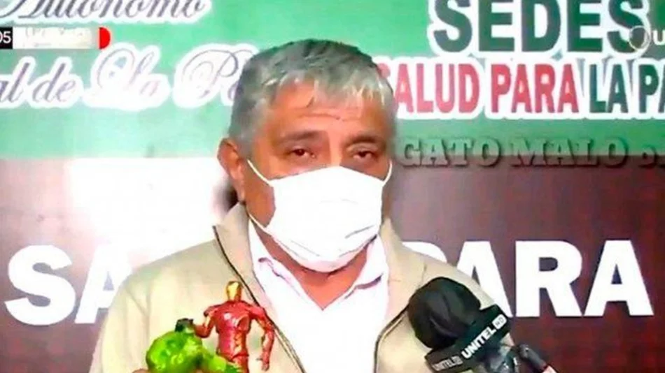 Ministro boliviano explicó el coronavirus con muñecos de Marvel: "Elijamos entre Thanos o The Avengers"