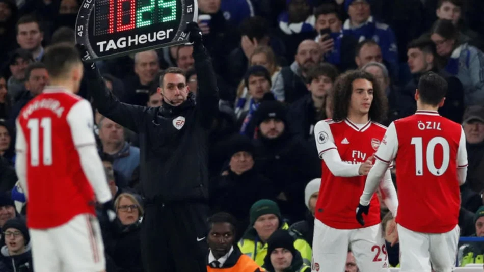 La Premier League inglesa  aprobó los cinco cambios
