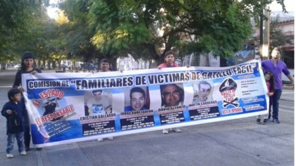 Marcha de familiares de víctimas de “gatillo fácil”