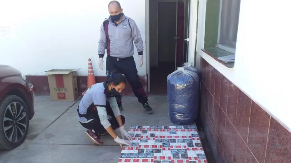 La Policía detuvo a 5 personas en la frontera por intentar ingresar mercadería ilegal	