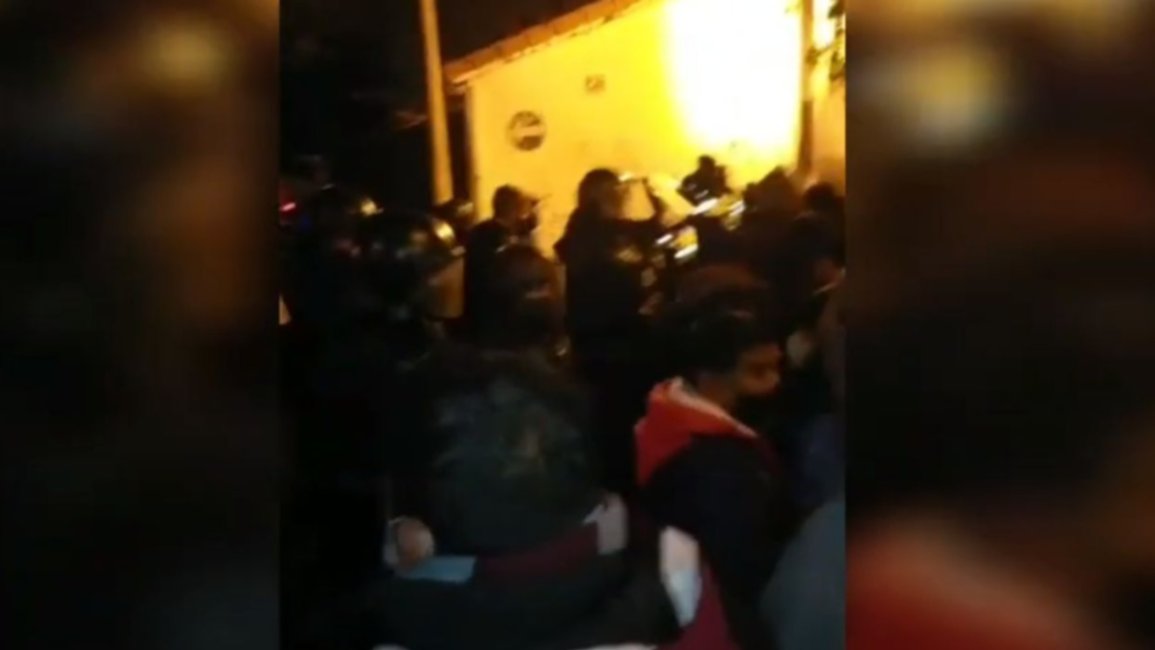 Se conoció el video de cómo se liberó el avance de los militantes K 