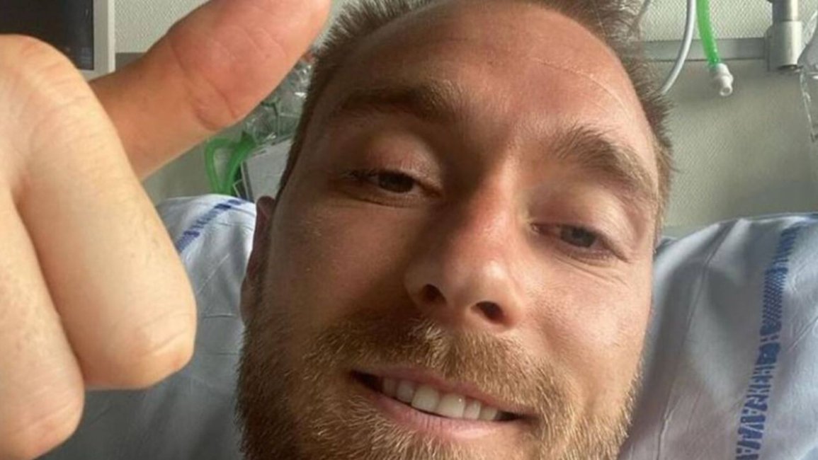 Tras ver la muerte de cerca, el dinamarqués Eriksen volvió a la vida