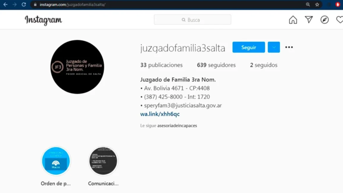 Más juzgados salteños recurren a las redes sociales para trabajar
