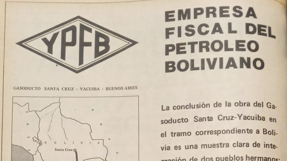 Historia del primer gasoducto de integración latinoamericana