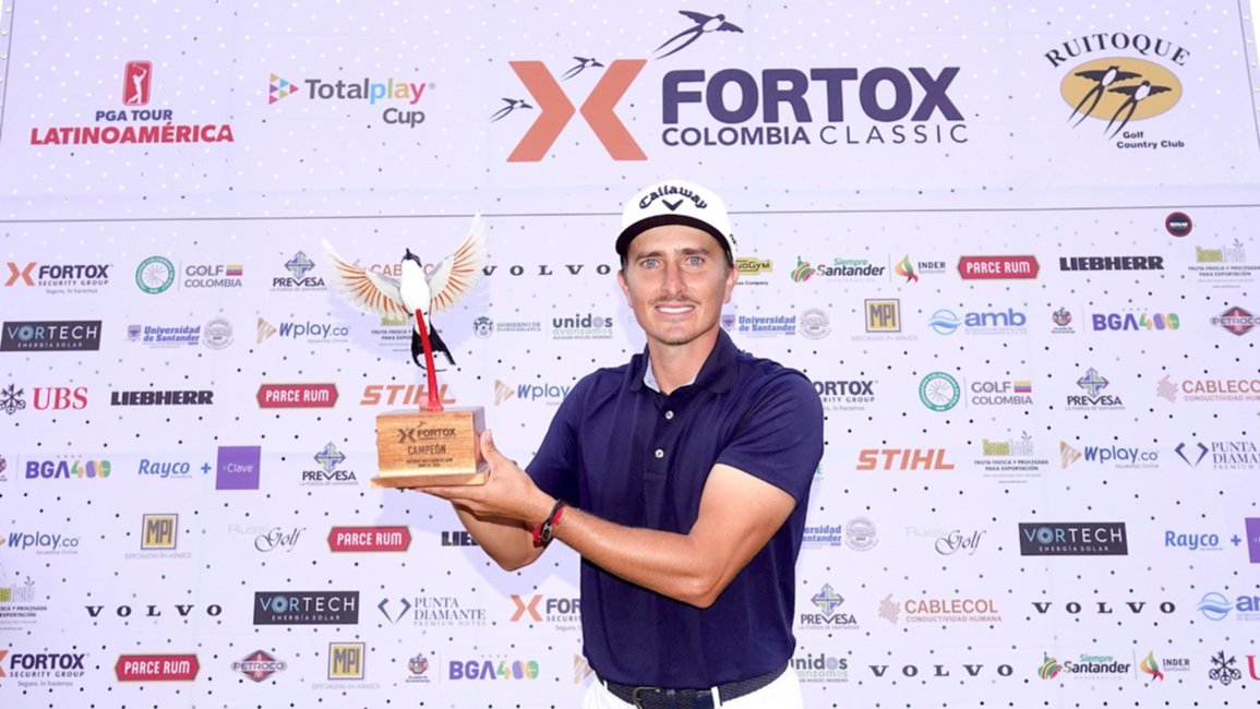 Tommy Cocha volvió a brillar en el PGA Tour Latinoamérica 