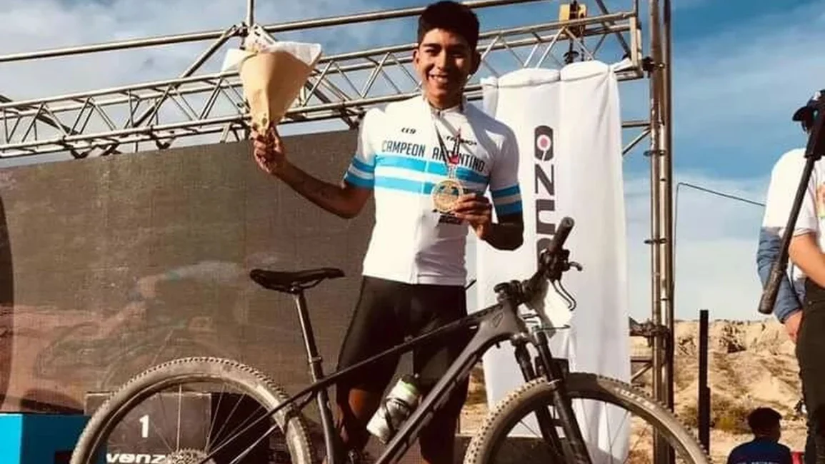 Nico Reynoso, campeón todo terreno con la bici
