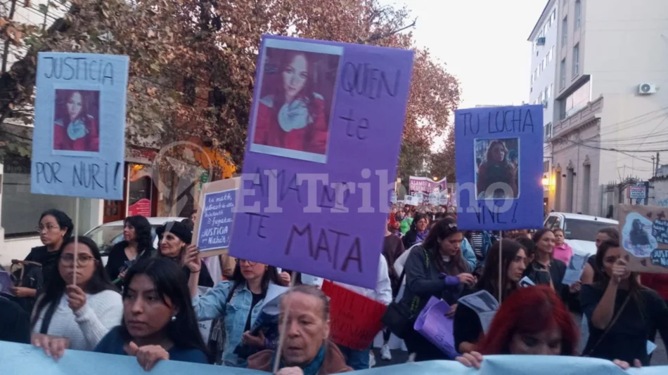 VIDEOS.  El octavo aniversario de la marcha "Ni una menos", fue multitudinario en Salta