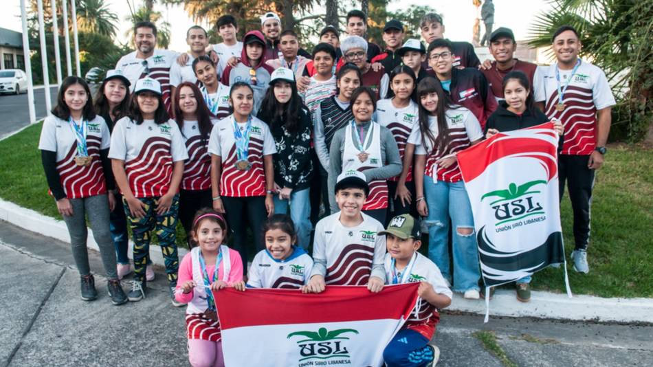 Unión Sirio Libanesa y una monumental cosecha en natación