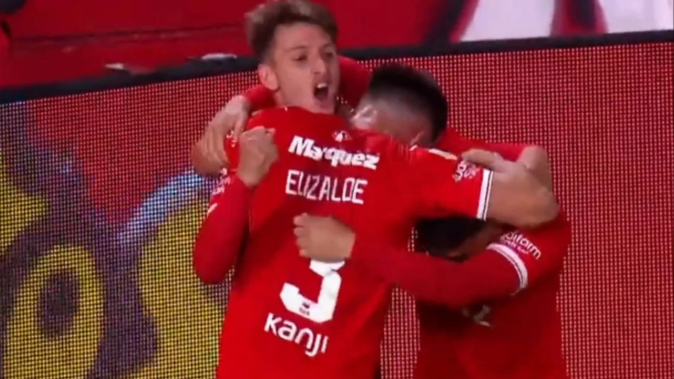 VIDEOS. El rojo le ganó a Sarmiento en Avellaneda y tuvo un respiro