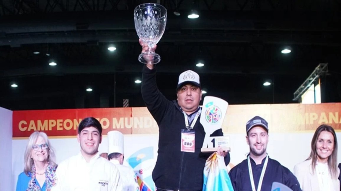 Un salteño se consagró campeón mundial de la pizza muzzarella argentina