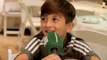 VIDEO. Thiago Messi dio su primera entrevista y reveló en cuál selección le gustaría jugar: ¿Argentina o España?