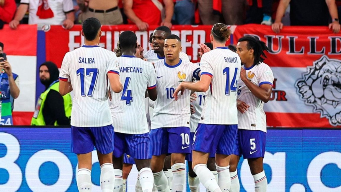 Debut triunfal de Francia ante Austria en la Eurocopa