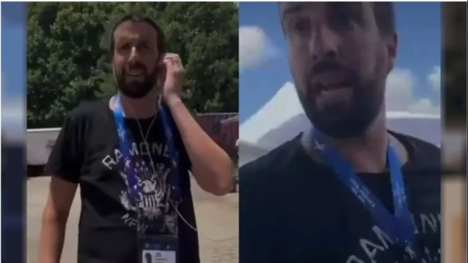 VIDEO. "¡Dale! rompeme la boca", Azzaro se cruzó con un fanático que lo increpó por sus viejas críticas a la Selección