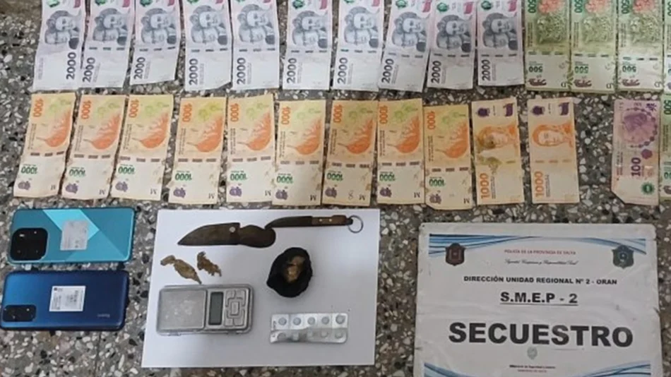  Orán: distribuía drogas en motocicleta y de madrugada