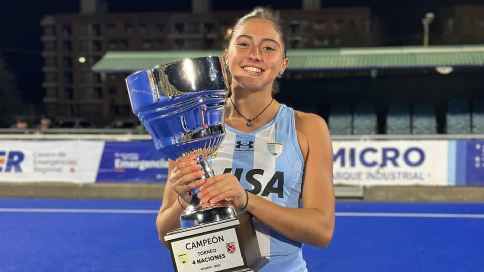 Bárbara Raposo, campeona del 4 Naciones con Las Leoncitas, también escribe su historia con la camiseta argentina 