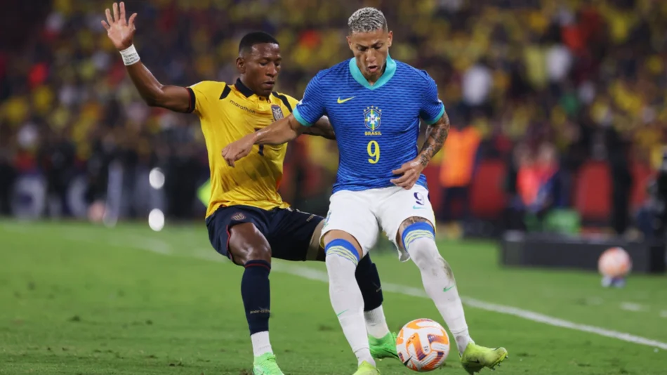 Ecuador y Brasil empataron sin goles en el debut del DT Carlo Ancelotti