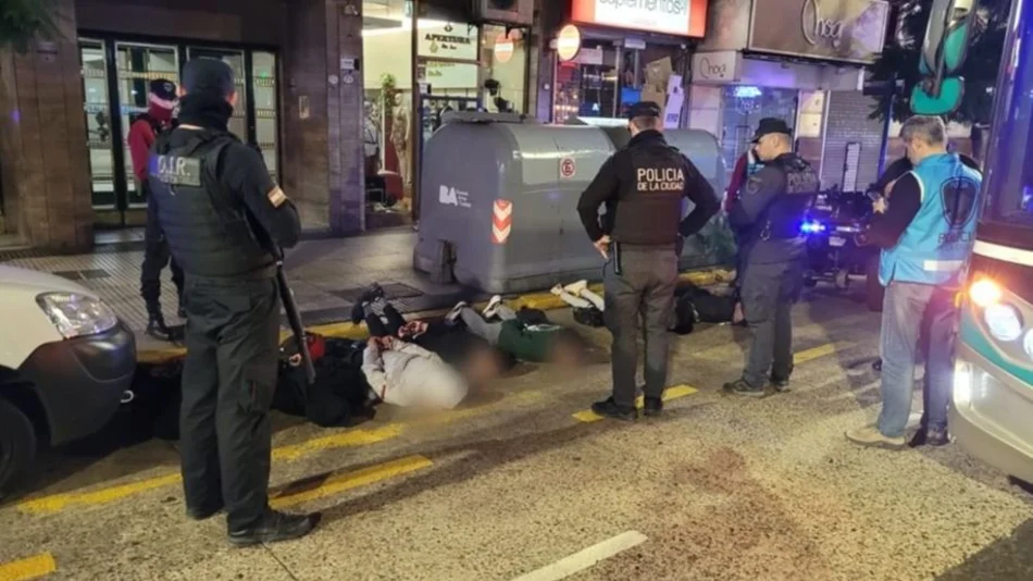 Detenidos por robo de celulares