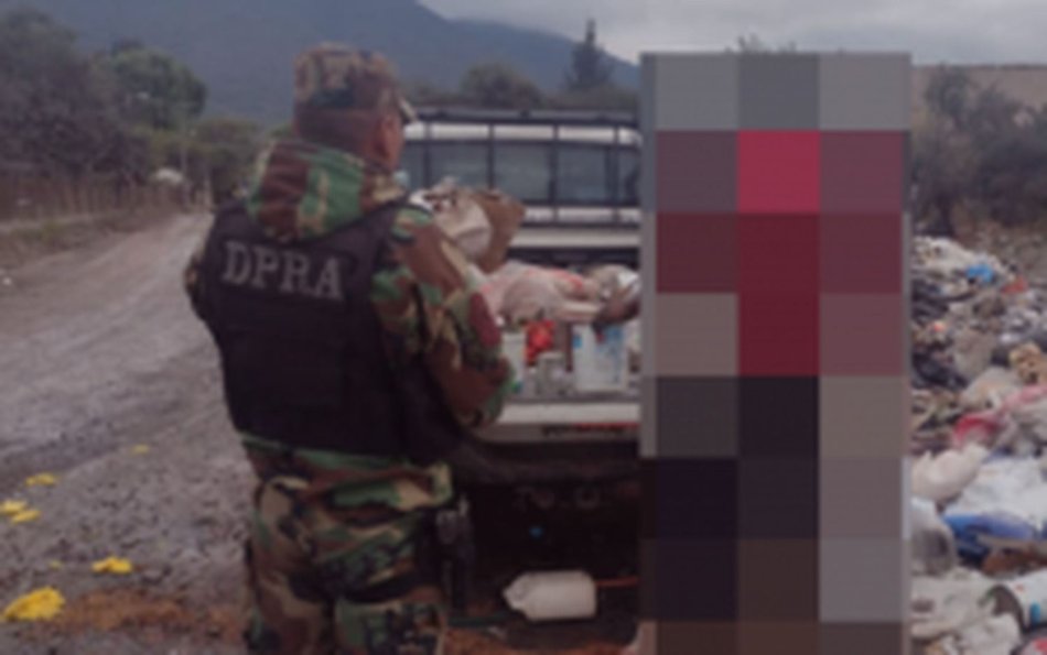 Lo agarraron in fraganti: tiraba basura en la calle y lo infraccionaron en barrio San Javier