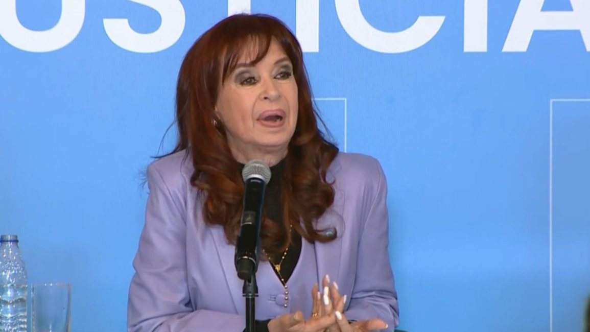 VIDEO. Cristina Kirchner: "Estar presa es un certificado de dignidad"