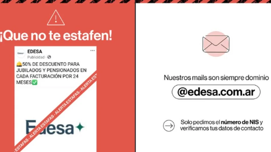 Falsa oferta de descuento del 50%: EDESA emite alerta sobre fraude en redes sociales